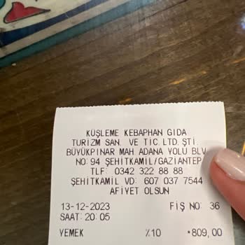 Küşleme Kebaphan Önünüze Gelen Yemeklerin Kötülüğü