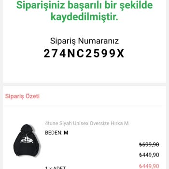 Charmé Butik Siparişim Teslim Edilmedi