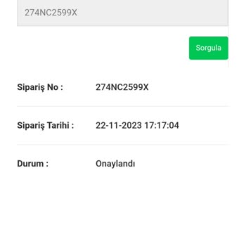 Charmé Butik Siparişim Teslim Edilmedi