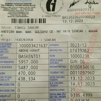 Başkent Doğalgaz Yüksek Gaz Faturası