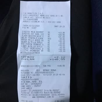 Şok Market Win Harcaması
