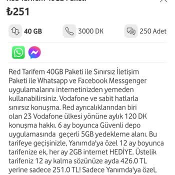 Vodafone Etik Olmayan Tarife Teklifleri