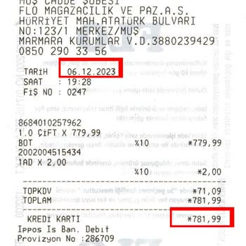 FLO Ayakkabı 1 Hafta Bile Kullanamadığımız Garantisi Olmayan Bot