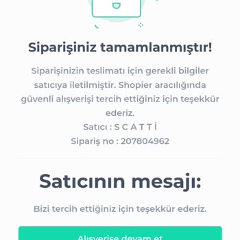 Shopier Ürün İade Edilmedi