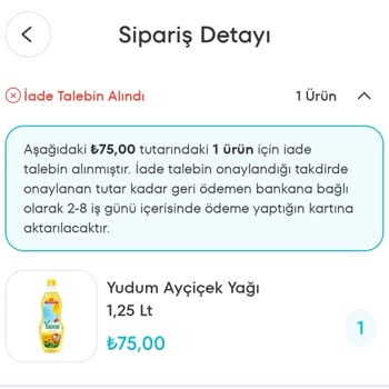 A101 Kapıda Sıvı Yağ İade Etmiyor
