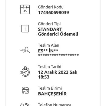 Yurtiçi Kargo Teslim Alınmayan Kargo