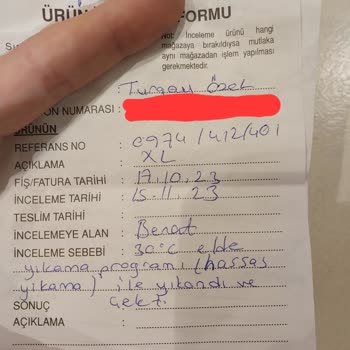 Massimo Dutti Ürün Değişiminin Yapılmaması.