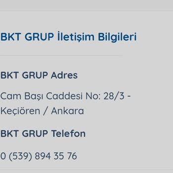 Bkt Grup Beyaz Eşya Servisi Sahte Kombi Servisi