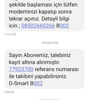 D-Smart İnternet Çekmiyor Ve Çözüm Bulamıyorlar