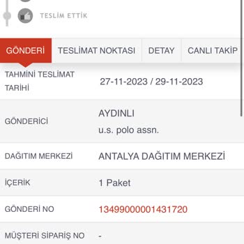 Us Polo Assn Ücret İadesi Yapmıyor
