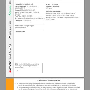 Arçelik Çamaşır Makinesi Sürekli Arıza Veriyor. Yeni Ürün Talebi