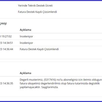 Millenicom Yerinde Onarım Ücretine İtiraz