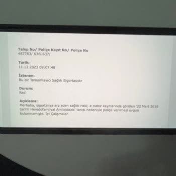 Bupa Acıbadem Sigorta Bupa Acıbadem Kötü Niyetli Sağlık Kaydı İncelemesi