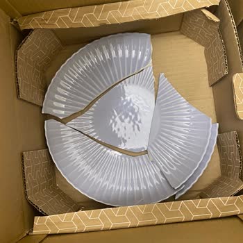 Kütahya Porselen Kırık Yemek Tabağı