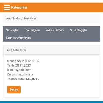 Süpürgemarket 15 Gündür Siparişimi Hazırlıyor!