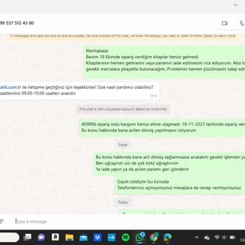 Www.kitapmatik.com 409896 Numaralı Sipariş Para İadesi