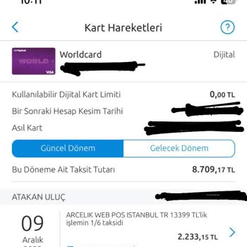Arçelik Kartımızdan Para Çekildi Sipariş Oluşmadı