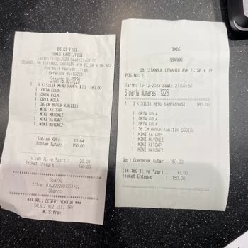 Sbarro Yanlış Ve Geç Gelen Sipariş