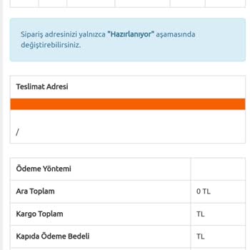 Bkmkitap Sipariş Ödeme Alınamaması