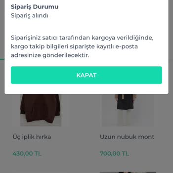 Shopier ifscarf Siparişimi İptal Edemiyorum Ve 1,5 Haftadır Kargoya Verilmiyor