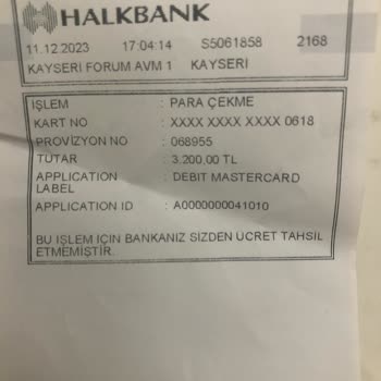 Halkbank ATM Parayı Vermedi Ama Hesabımdan Düştü