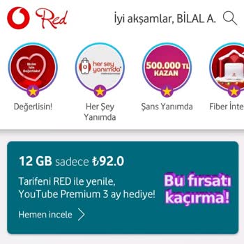 Vodafone Taahhüdün Bitişi Tarife Haksızlığı