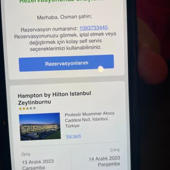 Agoda.com Rezervasyon Tarihi Yanlış Girildi