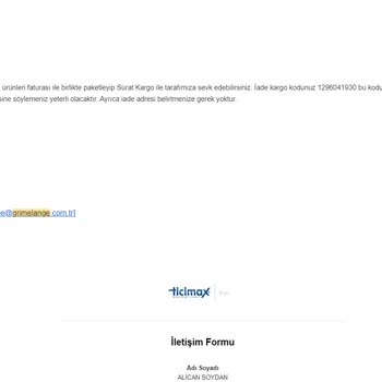 Grimelange Paramı Geri Vermiyor