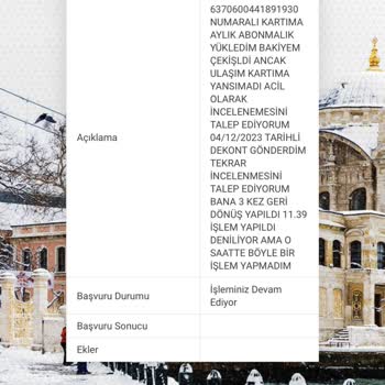 BELBİM (İstanbulkart) İstanbul Karta Abonman Yükledim Ama Olmadı