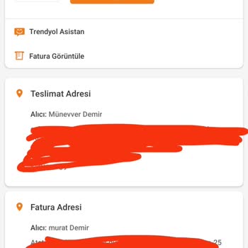 Trendyol Fatura Düzeltme Talebi