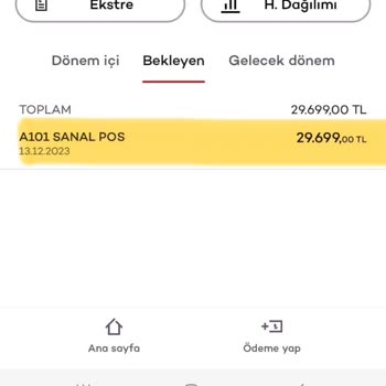 Akbank A101 Kartımdan Habersiz 29.699lira Çekilmesi