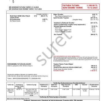 Vodafone Telekomünikasyon Firmasında Yaşanan Mağduriyet