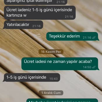 Nare Giyim Ürün Ve Para İadesi Yapılmadı!