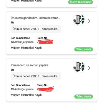 Hepsiburada Dan Yapılan Alışveriş İadesi