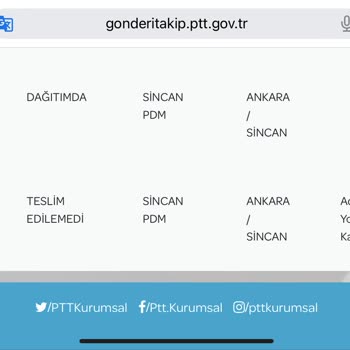 PTT Kargo 2652070884783 Kargo Yalan Beyan Gelmemeleri.