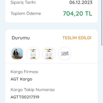 ebebek Teslim Edildi Görünen Kargolar