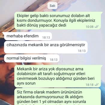 Arçelik Derin Dondurucu Alt Kısım Soğutmuyor