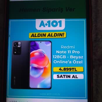 E-ticaret Marka Taklidiyle Dolandırıcılık A101 Market Online Satışı Cep Telefonu