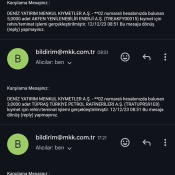 Deniz Yatırım Faiz Ve Blokaj