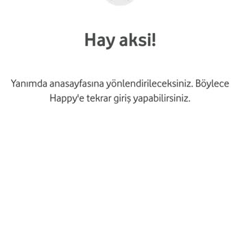 Vodafone Happy Ve Çarka Giremiyorum