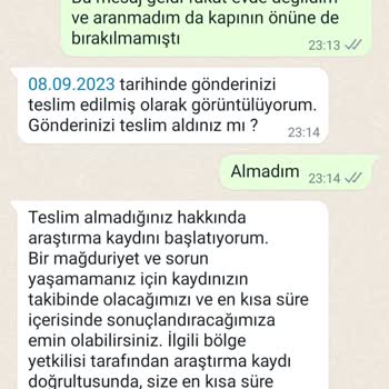 AGT Kurye Kargomu Teslim Etmedi, İletişim Sorunu!