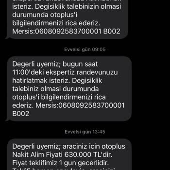 Otoplus Verilen Ön Fiyat Teklif Aralığının Çok Altında Fiyat Veriyor