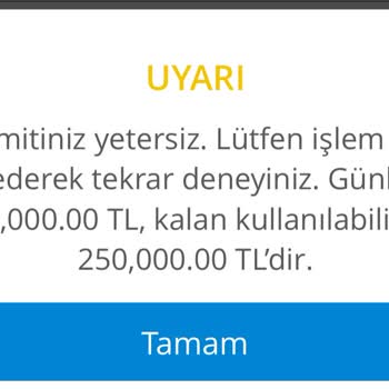 Denizbank Vadeli Hesap Kapatılmaması 250.000 TL Limit