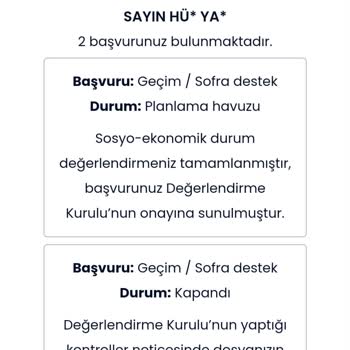 İBB - İstanbul Büyükşehir Belediyesi Sofra Destek Kartı