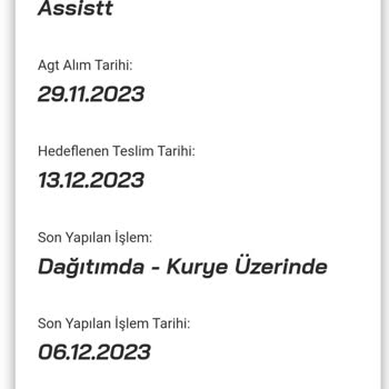 AGT Kurye (aynigunteslim.com) Türk Telekom Modemin Gelmemesi Ve WhatsApp Tan Cevap Verilmemesi