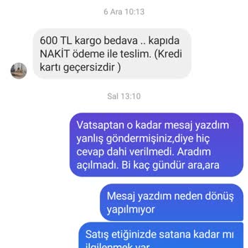 Ayaz Demonte Yanlış Ürün Gönderimi Ve İlgisiz Satıcı Sorunu
