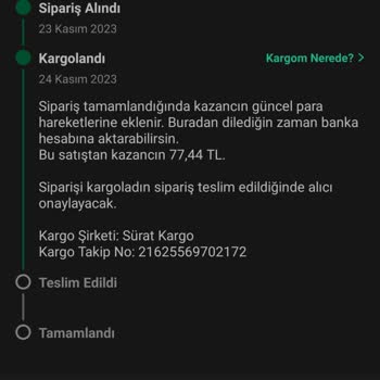 Sürat Kargo Ürün Teslimatında Yaşanan Gecikme Sorunu