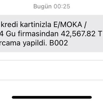 MOKA/Pazarama Firması Haksız Bir Şekilde Kartımdan Para Çekti