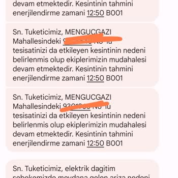 Vangölü Elektrik Dağıtım A. Ş. (VEDAŞ) Elektrik Kesintisi