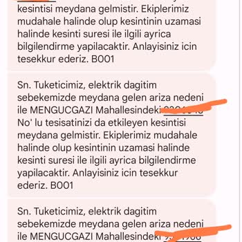 Vangölü Elektrik Dağıtım A. Ş. (VEDAŞ) Elektrik Kesintisi